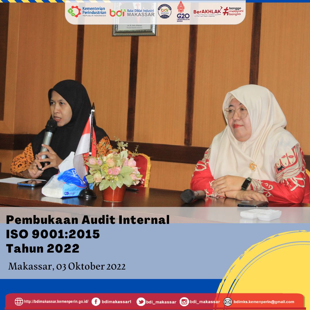 Pembukaan Audit Internal ISO 9001:2015