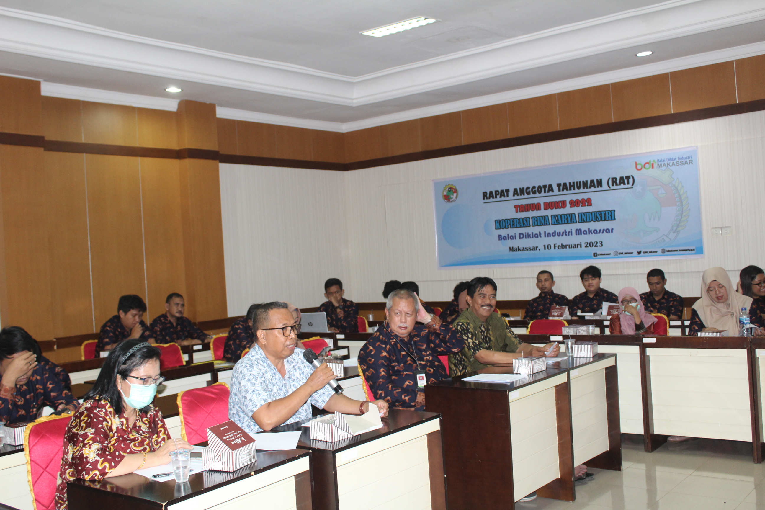 Rapat Anggota Tahunan (RAT) tahun buku 2022 Koperasi Bina Karya Industri BDI Makassar