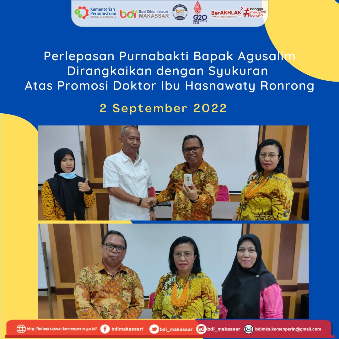 Pelepasan Purba Bakti, Pejabat Fungsional Widyaiswara, Bapak Agusalim