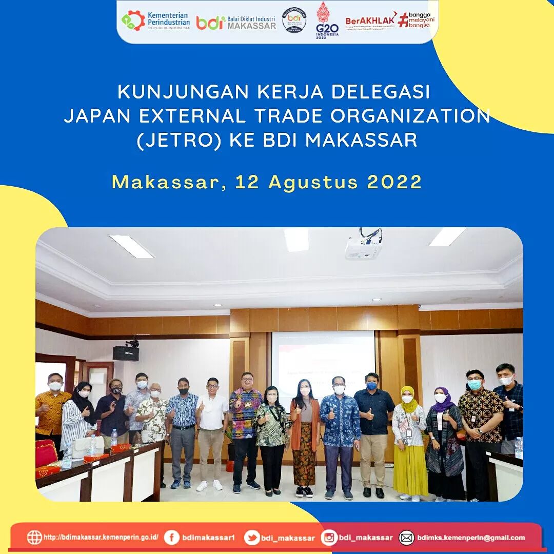 Kunjungan kerja Delegasi Japan External Trade Organizatior (JETRO) Ke BDI Makassar