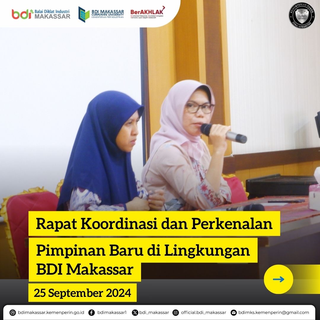 Rapat Perdana dan Perkenalan Pimpinan Baru di Lingkungan BDI Makassar