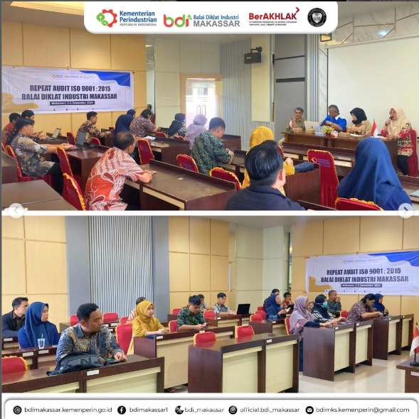 Repeat Audit ISO 9001:2015 di BDI Makassar