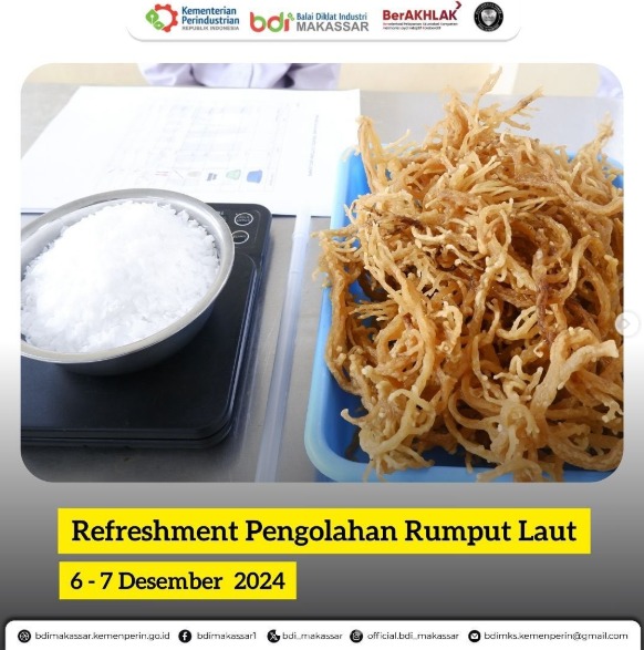 Refreshment Pengolahan Rumput Laut