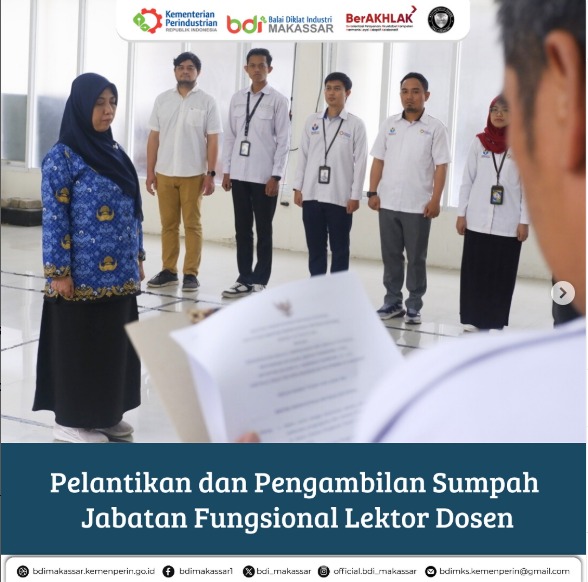 Pelantikan Perpindahan Jabatan Fungsional WI ke Lektor Dosen